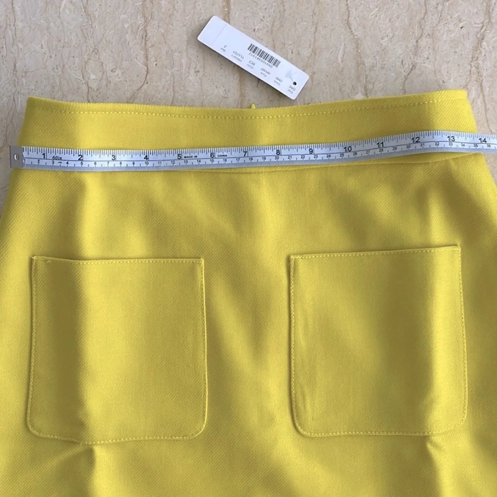 NWT J.Crew mini skirt in double-serge wool skirt. - Picture 5 of 12
